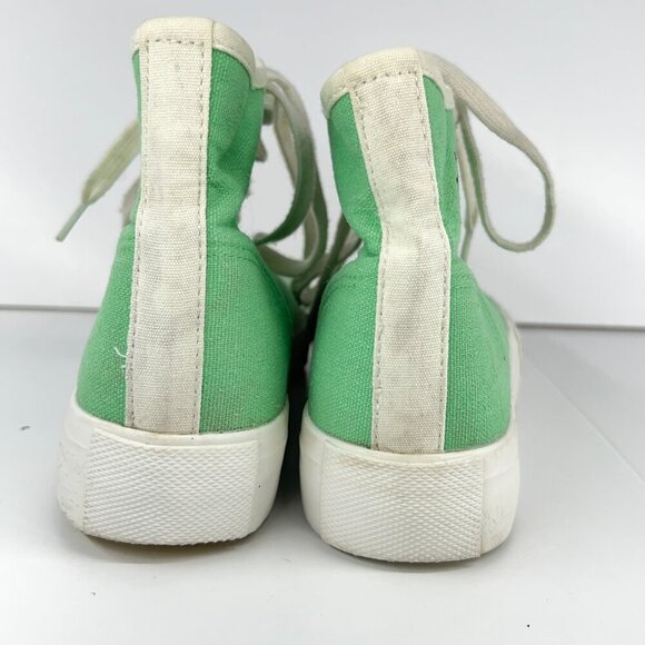 Sz 8.5- American Eagle x The Smiley Company Canvas High Top Platform Sneakers - Picture 9 of 15
